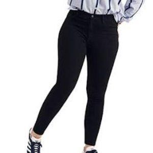 Madewell black high waist skinny jeans